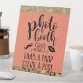 Foto Booth schnappen ein Prop Custom Halloween Hoc Sockelschild (In Situ)