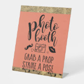 Foto Booth schnappen ein Prop Custom Halloween Hoc Sockelschild (Vorderseite)