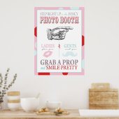 Foto Booth Sign Carnival Circus Geburtstag R Poster (Küche)