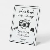 Foto Booth Sign for Wedding Sockelschild (Vorderseite)
