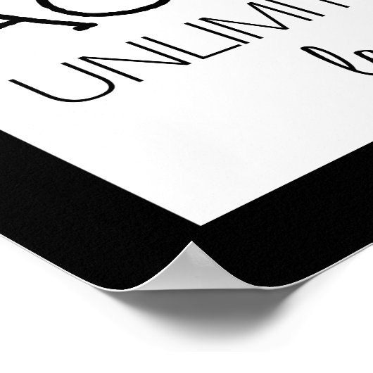 Foto Booth Signage Poster (Ecke)