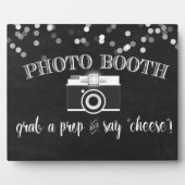 Foto Booth Table Sign Fotoplatte (Vorderseite)