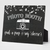 Foto Booth Table Sign Fotoplatte (Seite)