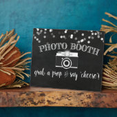 Foto Booth Table Sign Fotoplatte (Seite)