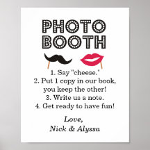 Foto Booth Wedding/Party Sign