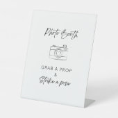 Foto Booth Wedding-Party-Tabletop-Unterzeichnung Sockelschild (Vorderseite)