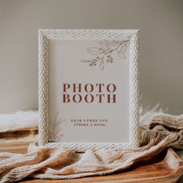 Foto Booth Wedding Sign Poster