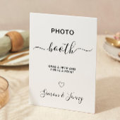 Foto Booth Wedding Sign Template Einladung