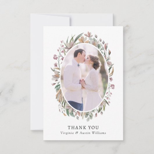 Foto Botanisch Dankeskarte (Vorderseite)