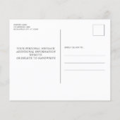 Foto Botanischer Eukalyptus Save the Date (Rückseite)