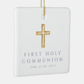 Foto Boy Religious Cross Erste Kommunion Keramikornament (Rechts)