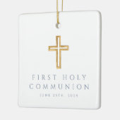 Foto Boy Religious Cross Erste Kommunion Keramikornament (Links)
