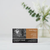 Foto - braun - im Wald Visitenkarte (Stehend Vorderseite)