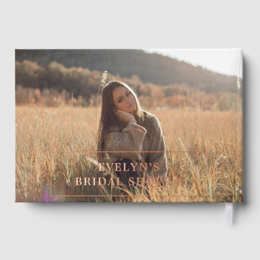 Foto Brautparty für Herzinfarkt Rosa Gästebuch (Rückseite)