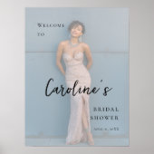 Foto Brautparty Moderner Empfang Poster (Vorne)