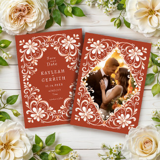 Foto Brick Rot Shabby Chic Save The Date