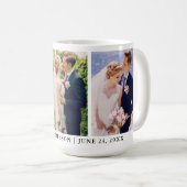 Foto Bride and Groom Wedding Large Kaffeetasse (VorderseiteRechts)