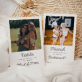 Foto Bridesmaid Vorschlag Faltkarte Karte