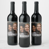 Foto Bridesmaid Vorschlag Weinetikett (Flaschen)