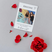 Foto Bridesmaid Vorschlagskarte Einladung