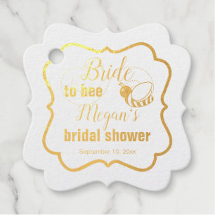 Foto "Brito Bee Quote" - Brautparty Geschenkanhänger