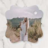 Foto "Brito Bee Quote" - Brautparty Geschenkanhänger (Rückseite)