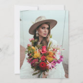 Foto Brunch & Bubbly Brautparty Eukalyptus Einladung (Rückseite)