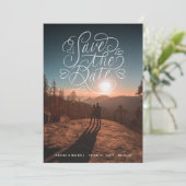 Foto "Buchstaben" Save The Date (Stehend Vorderseite)