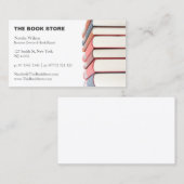 Foto, Buchstapel - Buchladen - Visitenkarte (Vorne/Hinten)