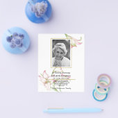 FOTO Budget Beileid in Liebe Erinnerung. Flyer (Einzeln)