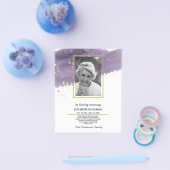 FOTO Budget Beileid in Liebe Erinnerung. Flyer (Einzeln)