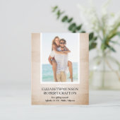 Foto Budget Hochzeit speichern Datum (Stehend Vorderseite)