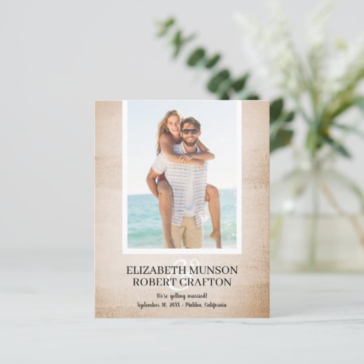 Foto Budget Hochzeit speichern Datum (Stehend Vorderseite)