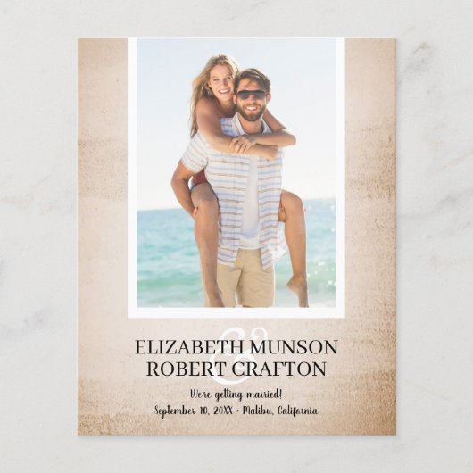 Foto Budget Hochzeit speichern Datum (Vorderseite)