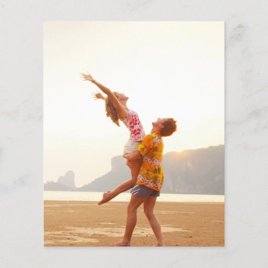 Foto Budget Hochzeitseinladung (Rückseite)