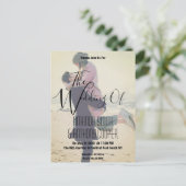 Foto Budget Hochzeitskarte Postkarte (Stehend Vorderseite)