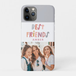 Foto bunte lustige Typografie beste Freunde Case-Mate iPhone Hülle