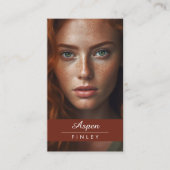 Foto Business Card Model Actors präsentiert Tänzer Visitenkarte (Vorderseite)