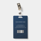 Foto Business-ID Ausweis (Rückseite mit Clip)