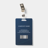 Foto Business-ID-Logo Ausweis (Rückseite mit Clip)