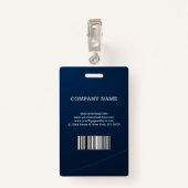 Foto Business-ID-Logo Ausweis (Rückseite mit Klammer)