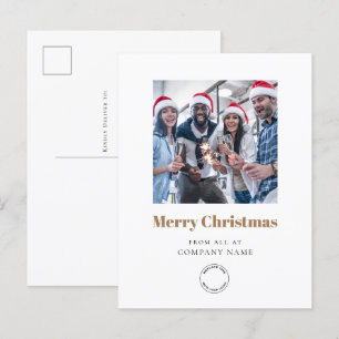 Foto Business Logo Gold Frohe Weihnachten
