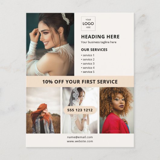 Foto Business Marketing Flyer (Vorne)