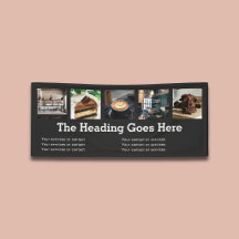 Foto Business Moderne Platten Serif Minimalistisch