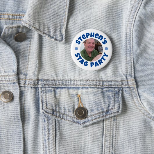 Foto-Button-Abzeichen für Bachelor-Komponenten Button (Beispiel)