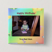 Foto-Button/Button Button (Vorderseite)