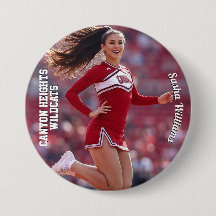 Foto-Button-Button für Team Spirit - Light Text