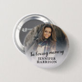 Foto-Button "In liebevoller Erinnerung" Button (Vorne & Hinten)