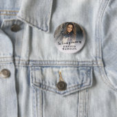 Foto-Button "In liebevoller Erinnerung" Button (Beispiel)