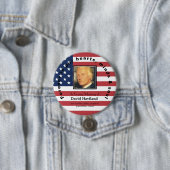 Foto-Button mit amerikanischer Flagge HAMbWG Button (Beispiel)